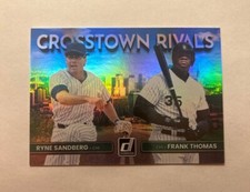 2022 Donruss Frank Thomas / Ryne Sandberg Cross Town Rivals SSP Case Hit