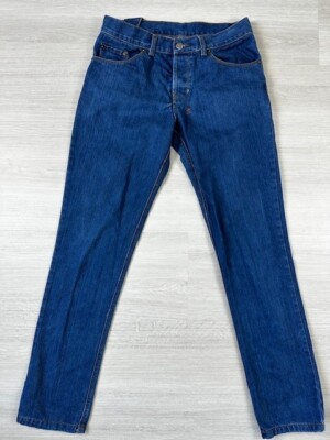KSUBI TSUBI Jeans Mens 32 Blue Denim Button Fly Vintage MADE IN