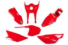 Kit plastiche carene Kawasaki Klx 110 2010 - 2025 rosso Ufo