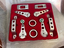 CLASSIC Mini “aircon”  Logo Alloy   INTERIOR DOOR HANDLE SET   10 PIECE New Item