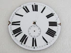 Omega 8 DAYS Antique Swiss Pocket Watch White Porcelain Dial 92mm Watch-face