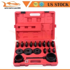 23 pcs FWD Front Wheel Bearing Press Kit Removal Adapter Puller Pulley Tool Case
