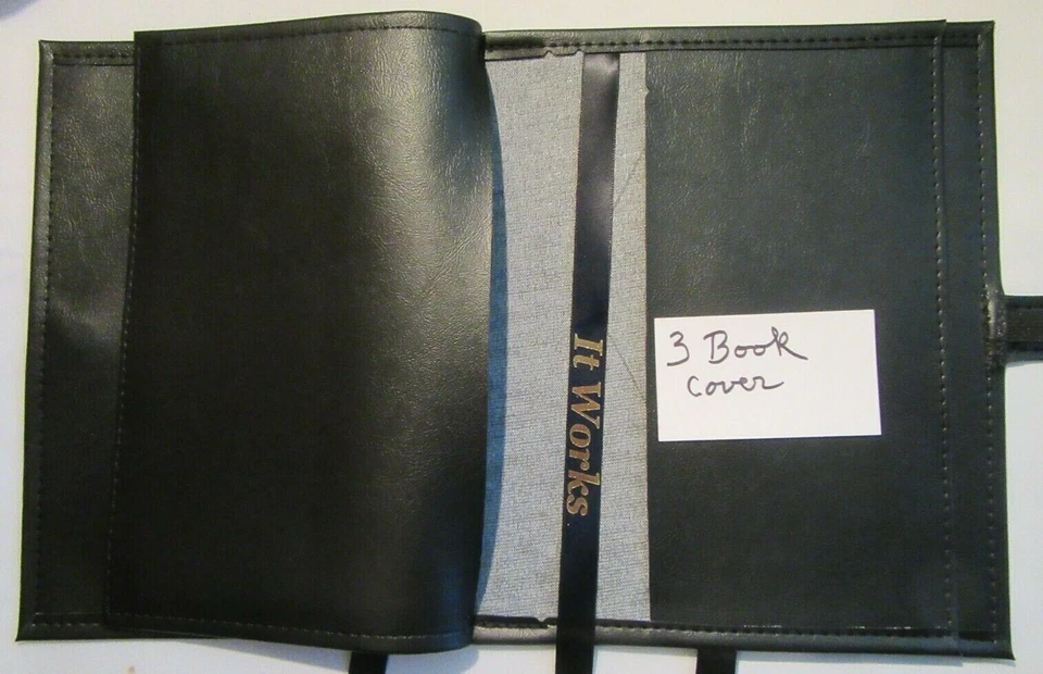 Narcotics Anonymous NA Basic Text How and Why BLACK Deluxe 3 tri Book Cover coin - Image 4 of 4