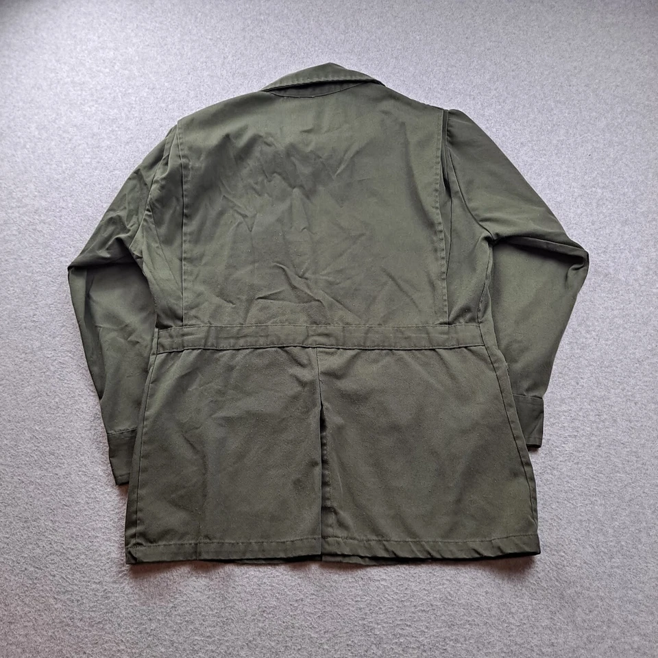 Chaqueta Vintage Champions Choice Hombres Mediana Verde Botón Granero Tareas Militar Y2K Foto 2 de 4