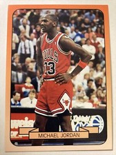 Michael Jordan 1990 Living Legends ORANGE Hands on Waist Card (161)