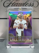2021 Panini Playoff  Tom Brady Call to Arms #CA-TBR SP Purple Prizm