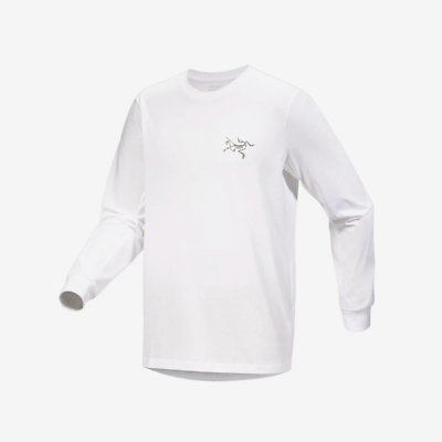 訳あり超特価の通販 Arc'Multi Arc'teryx Bird Arc / Light White T-Shirt LS Logo Lサイズ