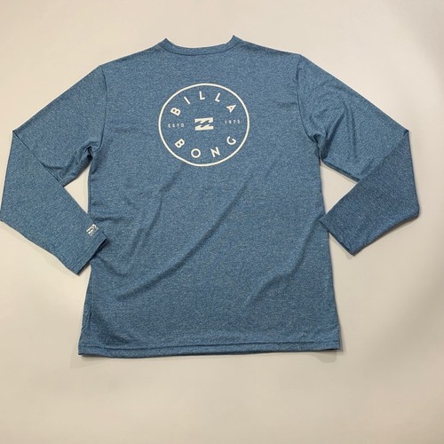 Billabong Water T Shirt Boys L Large Blue Sun Protection Rotor Loose Fit Beach - Picture 3 of 9