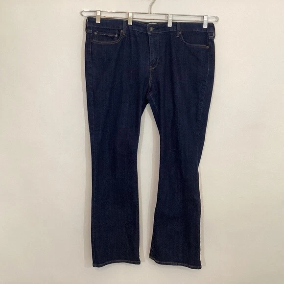 Levis Jeans Slight Curve Classic Boot Cut Womens Size 20W Dark Wash Denim