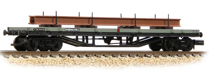 Graham Farish N 373-926F - 30T 'Bogie Bolster C' Bogie Bolster BR Grey