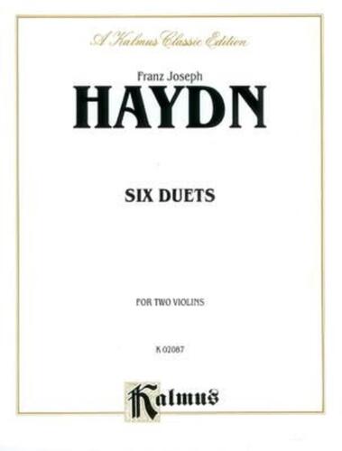 Haydn 6 duos 2 violons par Franz Joseph Haydn (anglais) livre de poche - Photo 1 sur 1
