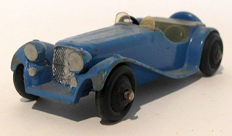 Coche deportivo vintage Dinky 38F - Jaguar - azul pálido Foto 4 de 4