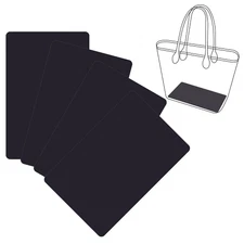 1set Handbag Base Shaper 4pcs 11.8 x 5.9 Inch Rectangle Acrylic Purse Bottom