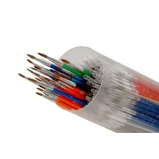 FAST MOVER TOOLS TOUCH UP PAINT BRUSHES, ASSORTED SIZES, X 144