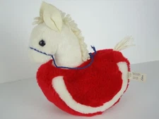 Eden Toys Inc. Musical Wind Up Rocking Horse Plush VTG