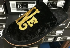 Sale! AND 1 Reserve Slipper  Men's Slipper  Black/Gold Velour  D3066MBYB  O