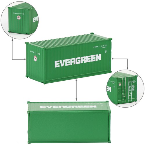 Model Trains N Gauge 1:150 20ft Shipping Container 20' Cargo Box with Magnets - Picture 7 of 31