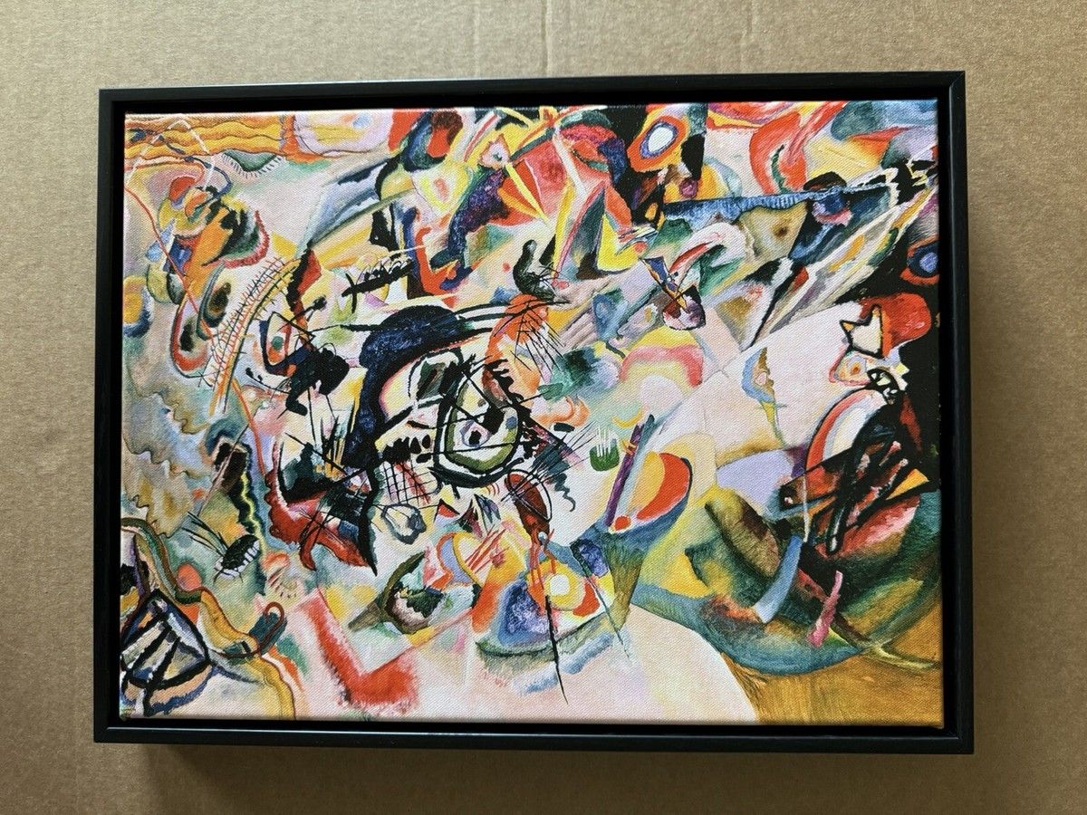 Framed Canvas Print Composition VII by Wassily Kandinsky 17
