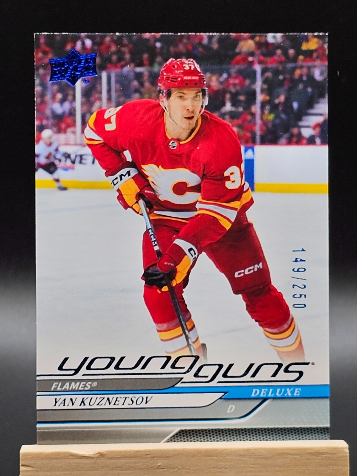 2024-25 Upper Deck Series 1 Yan Kuznetsov Young Guns DELUXE 149/250 Flames #235