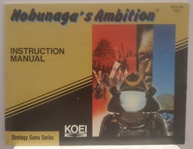 Nobunaga's Ambition (NES, 1989) - Nice complete copy w/poster - Tested, works