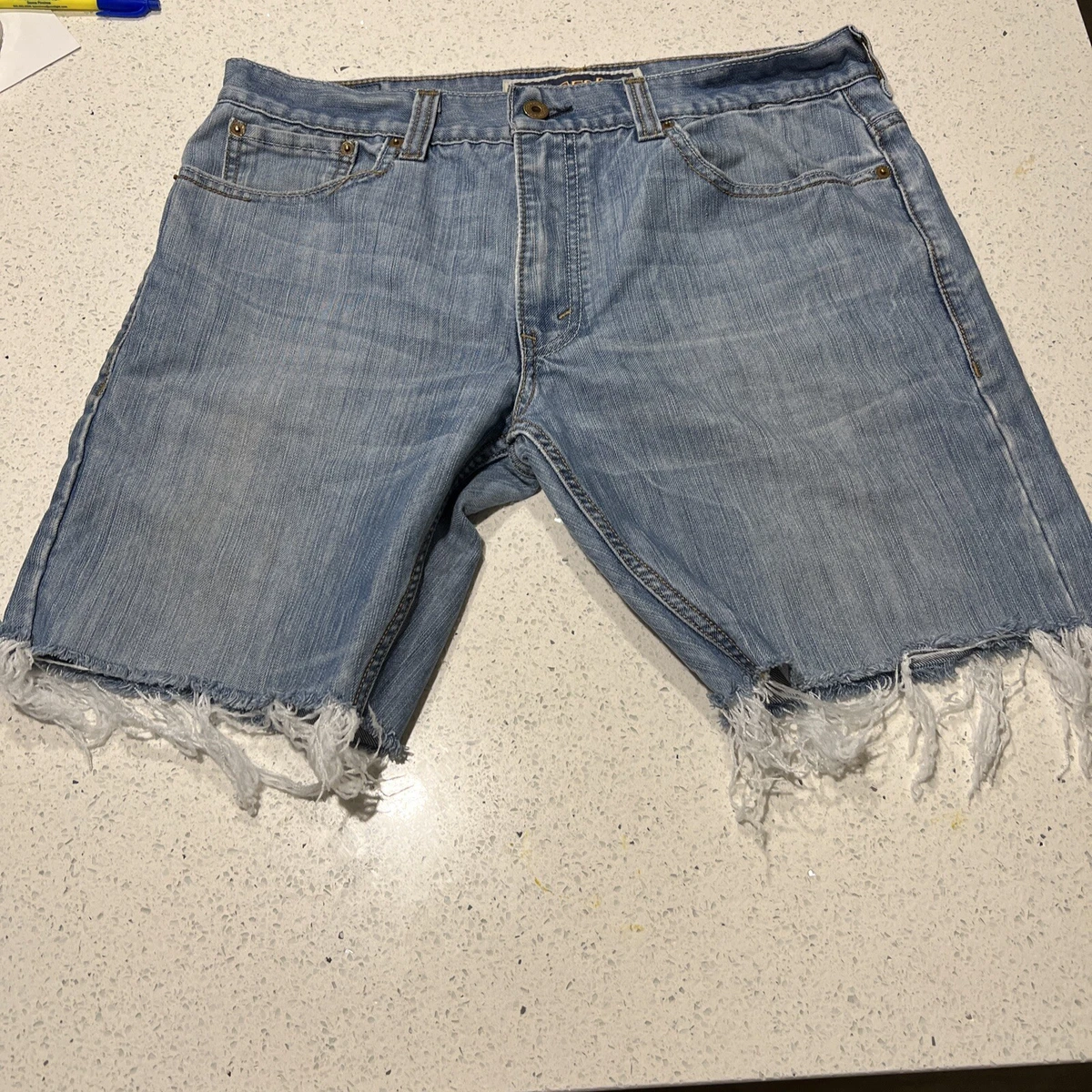 Levis Men s The Original Skinny Jeans 511 36 inch waist cut off