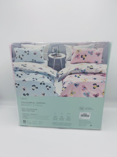 Next Bedding, Single bedding, set of 2, Duvet Covers, Pink, Colourful Bedding - Picture 8 of 8