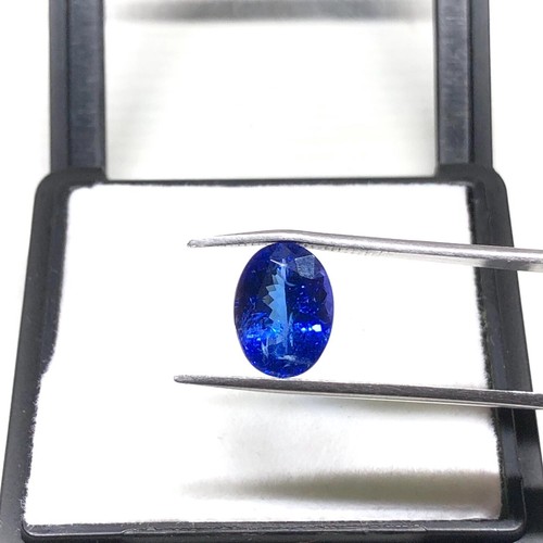 AAA Natürlich Blau Tansanit Edelstein,5.60 Karat Exzellent Oval Schliff Tansanit - Bild 5 von 5