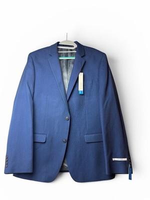 Perry Ellis Portfolio Men's Royal Blue Two-Button Suit, NWT