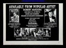 Robert Aragon Frankenstein 1996 Trade Print Magazine Ad Poster ADVERT