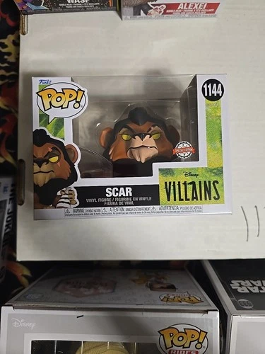 Funko Pop! Scar #1144 The Lion King Disney Villains Special Edition Vinyl Figure