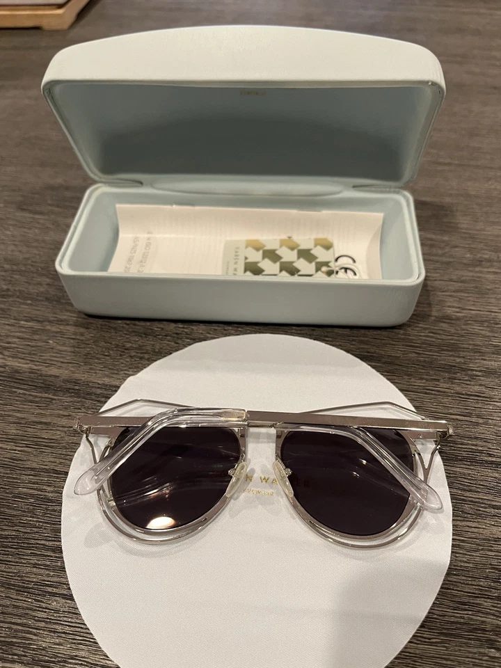 Gafas de sol Karen Walker plateadas para mujer Foto 4 de 4
