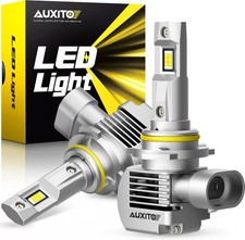 AUXITO 9006 HB-4 Light Bulbs - 30000LM Ultra-Bright 6000K White 100W Per Bulbs,