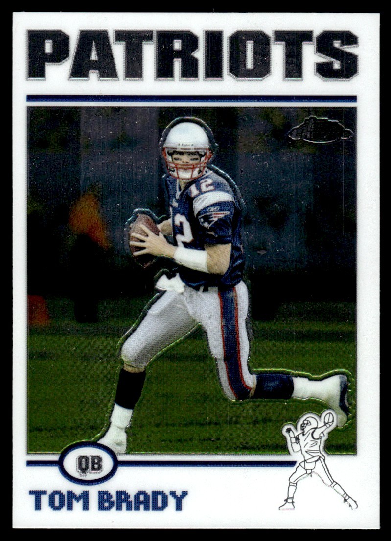 2004 Topps Chrome Tom Brady New England Patriots #125
