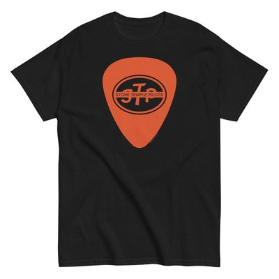 Stone Temple Pilots Guitar Pic Officially Licensed Mens T Shirt Black