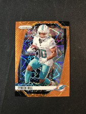 2024 Panini Prizm #177 Tyreek Hill Miami Dolphins Orange Lazer Prizm