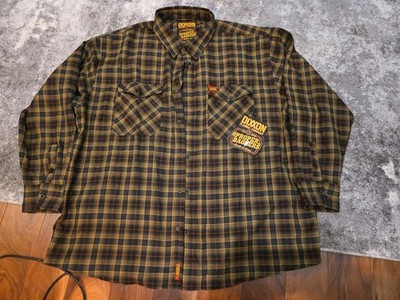 Dixxon Flannel Co Size 5XL Proper Baggers Flannel 5X w/ Sticker 
