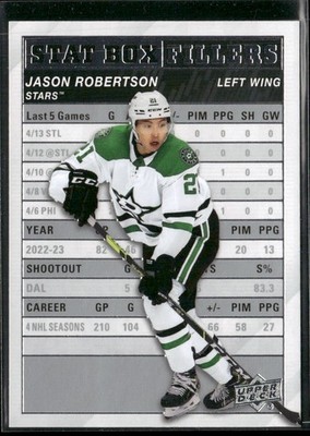 2023-24 Upper Deck #SB-23 Jason Robertson Stat Box Fillers