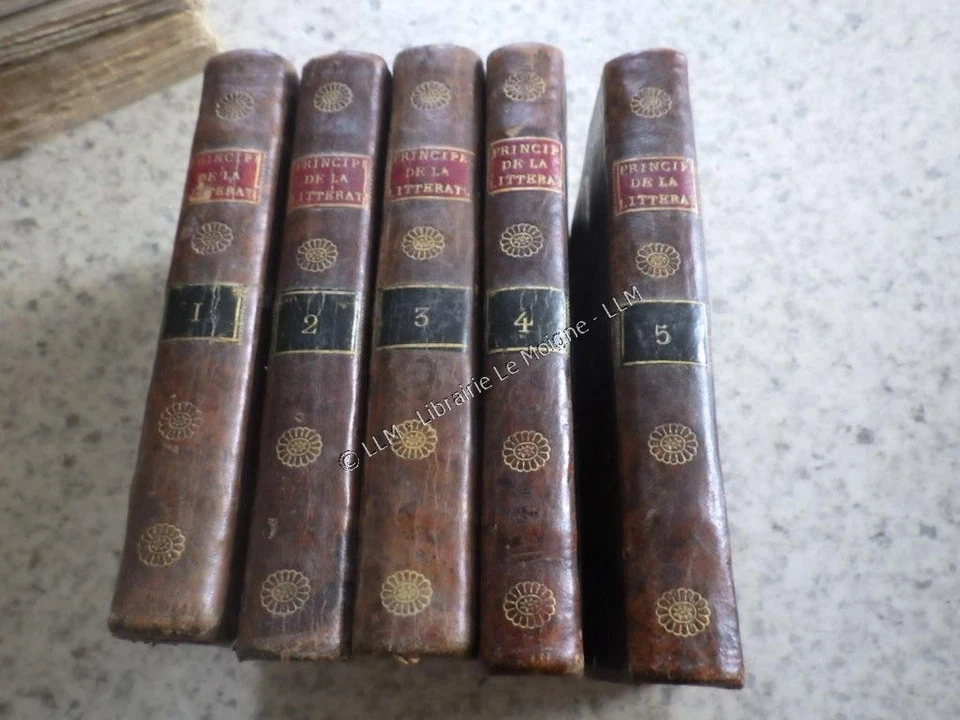 1800.Principes de la littérature.5/6.Abbé Batteux - Photo 1/1
