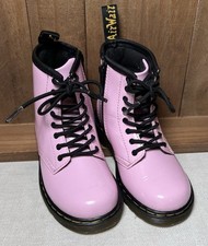 Dr. Martens 1460 Air Wair Pastel Pink Patent Toddler 9 Boots