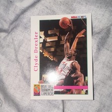 SkyBox 1992-93 NBA Hoops Clyde Drexler Tournament Americas Card #338 USA