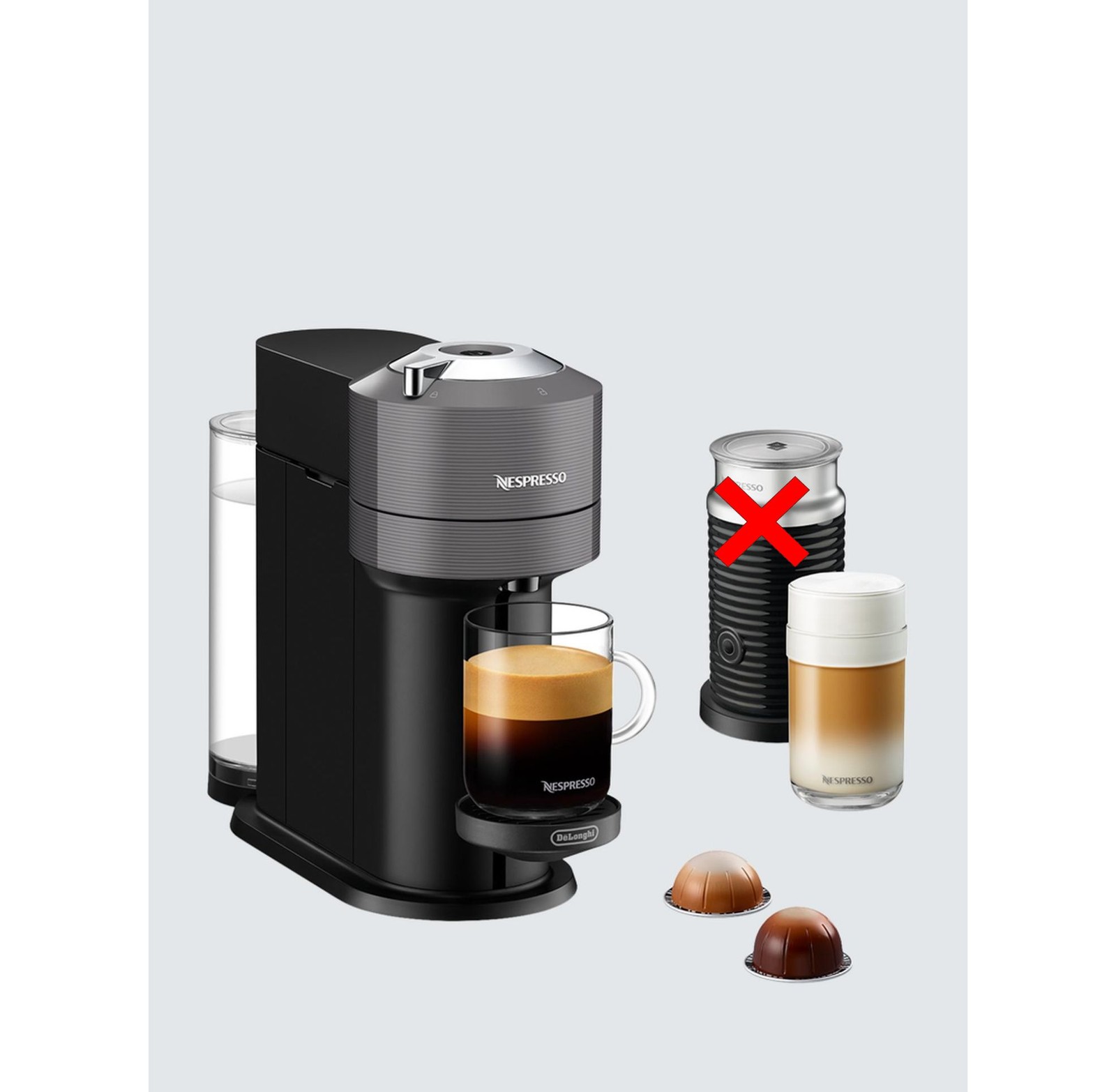 Nespresso Vertuo Next Coffee Pod Machine ENV120.GYAE {Used/Missing Frother}