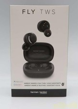 HARMAN KARDON FLY TWS True Wireless Earbuds Black IPX5 20H Playtime