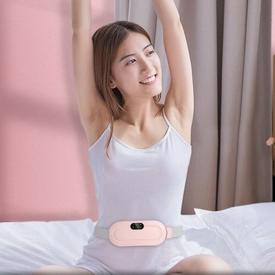 Menstrual Heating Pad 4 Gears Reduce Pain Waist Cramp Support Heating Belt SET