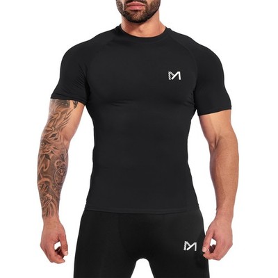 Herren Sport Kompression T-Shirt Training Fitness Gym Jogging Laufen Top Tee