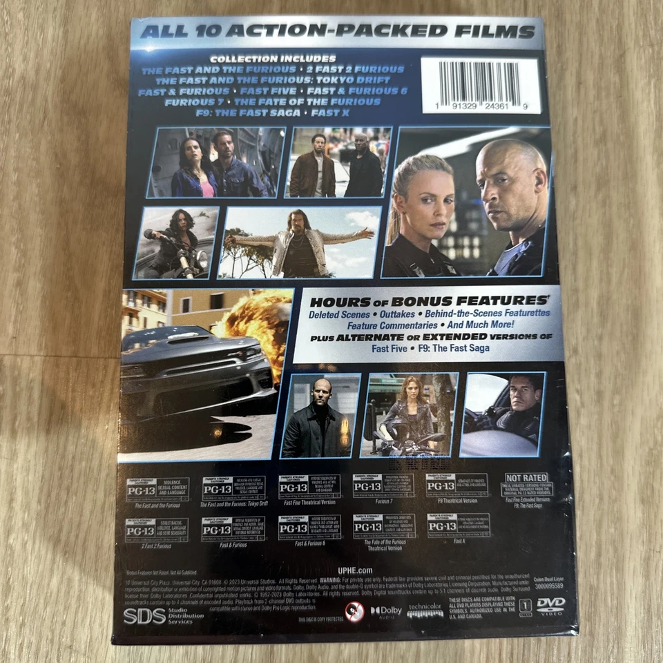 Fast & Furious 10 Movie Collection DVD Brand New Sealed - Image 3 of 4
