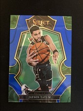 2022-23 Panini Select Premier Level Jayson Tatum #155 Blue Prizm