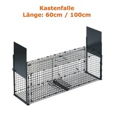 Kastenfalle Lebendfalle Marderfalle Tierfalle Iltisfalle Waschbärfalle Fuchs NEU