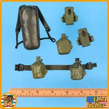 Nam Misc Gear - Plastic Belt & Pouch Set - 1/6 Scale for Action Figures {120}