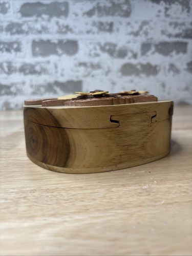 JOYERO BARATIJA ROMPECABEZAS MADERA ARTESANAL TALLADOR DAN'S - Imagen 7 de 8