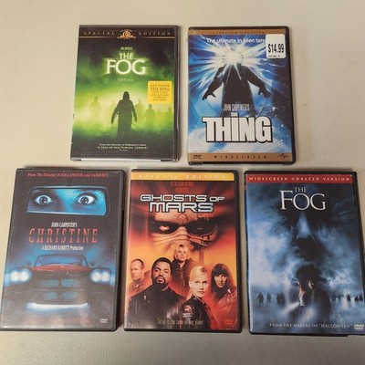 The Fog, The Thing, Christine - John Carpenter 5 Horror DVD Lot 20